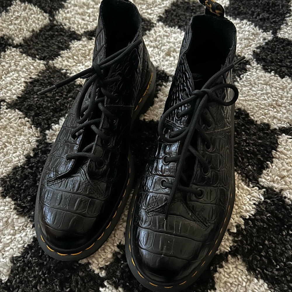 Dr. Martens Church Croc Monkey Boot